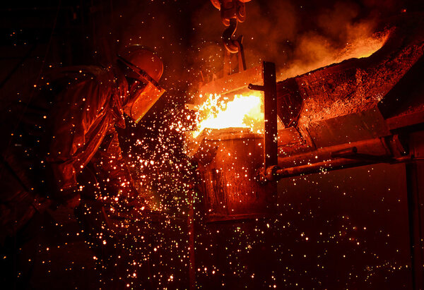 Steel Factory, Melting Iron