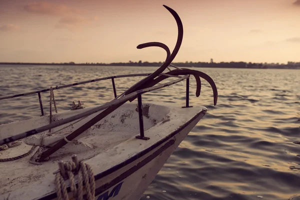 Anchor an boat — Stock Photo, Image