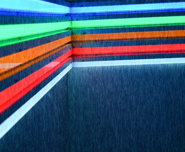 Neon Rainbow Lines Background. — Stock Photo, Image