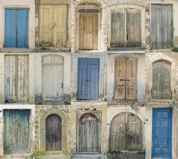 Antigas portas históricas — Fotografia de Stock