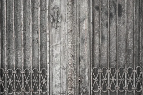 Metal door rusty corroded texture background — Stock Photo, Image