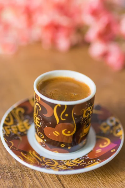 Fresh delicious turkish coffee — Stock Photo, Image