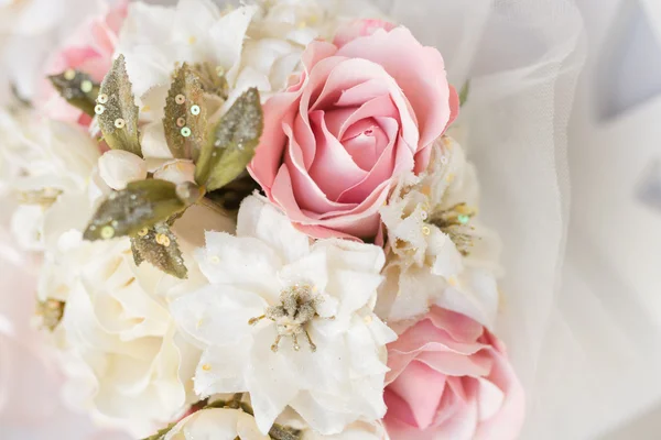 Rosa rosa flores do casamento — Fotografia de Stock