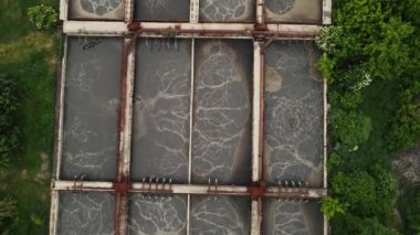 Kanalizasyon arıtma tesisinin insansız hava aracı tarafından havadan ateş açıldı..