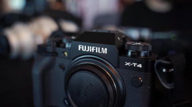 Fujifilm 4-4 arası sergide. Moskova Rusya 25 Mayıs 2021
