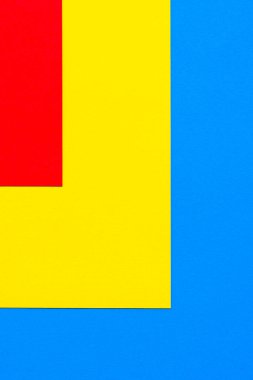 Çok renkli soyut bir arkaplan. Kırmızı sarı mavi geometrik arkaplan