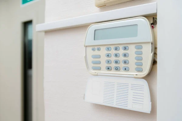 Sistema Alarma Apartamento Casa Oficina Consola Vigilancia Protección Contra Caucho —  Fotos de Stock