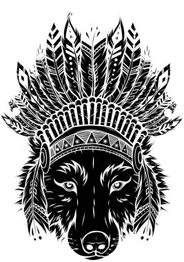 Hint kurdunun tüylü siyah silueti şapka vektör çizimi