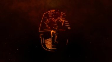 Kral Tutankhamen Mısır ölüm maskesi