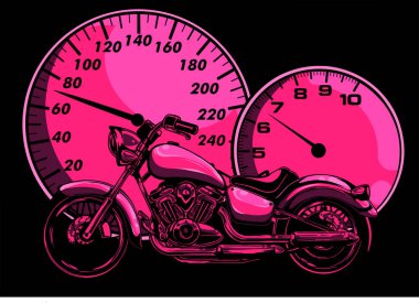 bir motosiklet yarışçısı spor vektör çizimi tasarımı