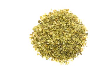Oregano beyaz arkaplanda izole edilmiş.
