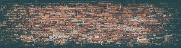 旧砖墙 复古背景 肮脏的质感 — 图库照片