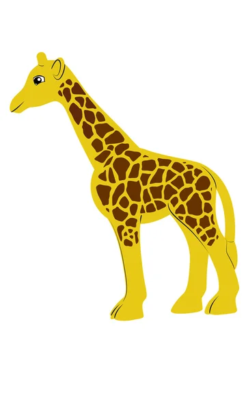 Girafe vectorielle - Pour les enfants — Image vectorielle