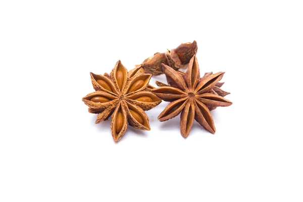 Star anise isolated on white background — Stock Photo, Image