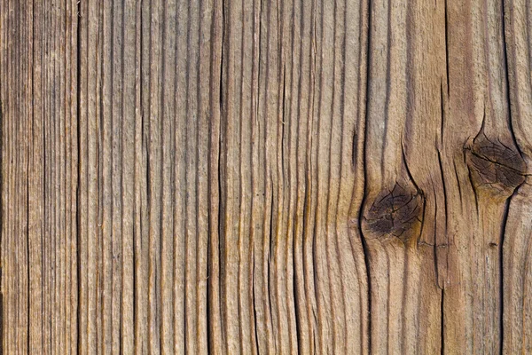Oude houten plank met knopen — Stockfoto