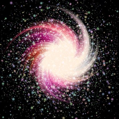 Kozmik girdap arka plan.