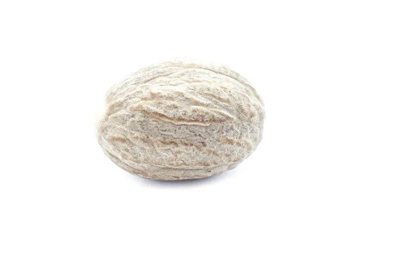 Nutmeg isolated on white background — Stock Photo, Image