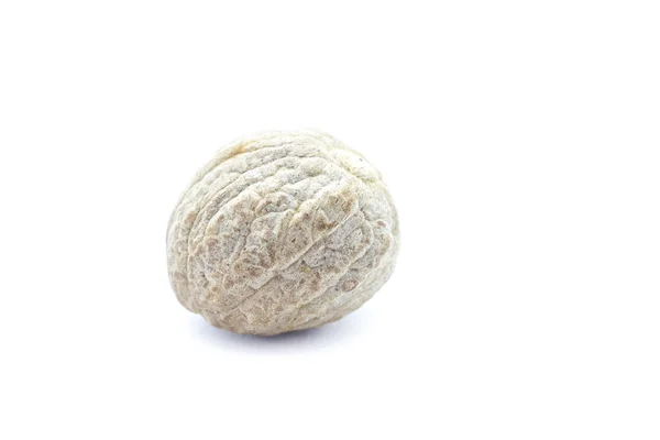 Nutmeg isolated on white background — Stock Photo, Image