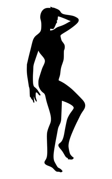 Silhouette de femme sexy. SPE 10 — Image vectorielle