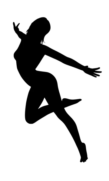 Silhouette de femme sexy. SPE 10 — Image vectorielle