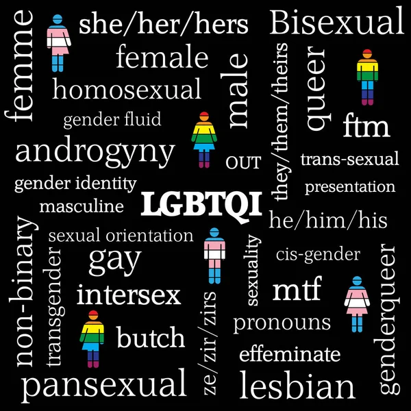 Lgbtq Gender Sexuality Graphic —  Fotos de Stock