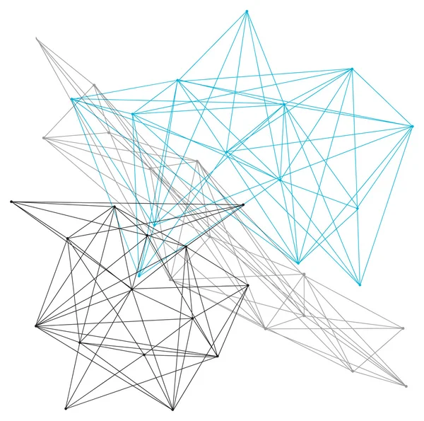 Lineær geometrisk mønster – Stock-vektor