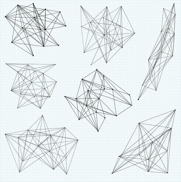 Formas geométricas abstratas —  Vetores de Stock