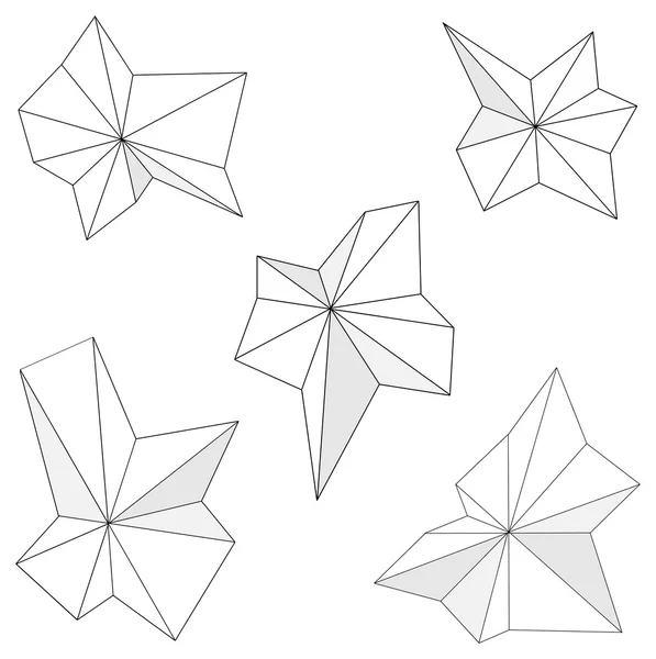 Abstracte geometrische vormen — Stockvector