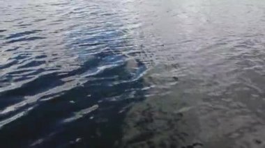 Nehirde küçük dalgalar dönüyor.. 