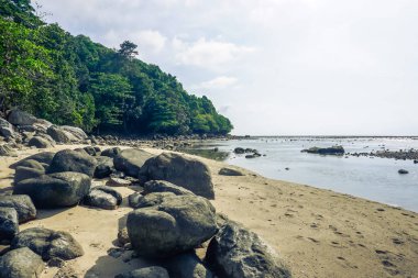 Tayland 'daki Phuket Körfezi' nin güzel manzarası