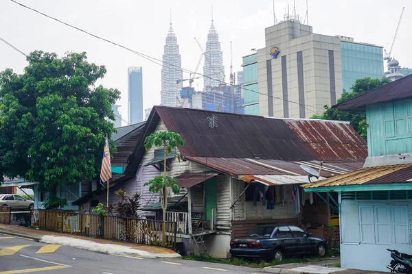 Kuala Lumpur Malaysia Maret 2019 Rumah Rumah Lama Kota — Stok Foto