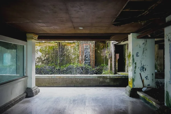 Hôtel Abandonné Sur Île Bali Indonésie — Photo