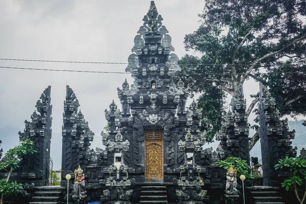 Belo Templo Hindu Lago Batur Bali — Fotografia de Stock