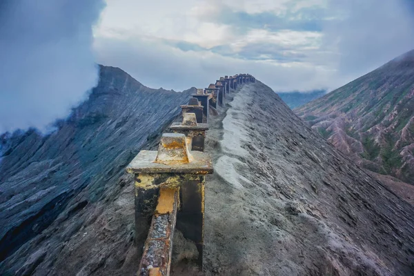 Vulkaan Bromo Een Van Actieve Vulkanen Indonesië — Stockfoto