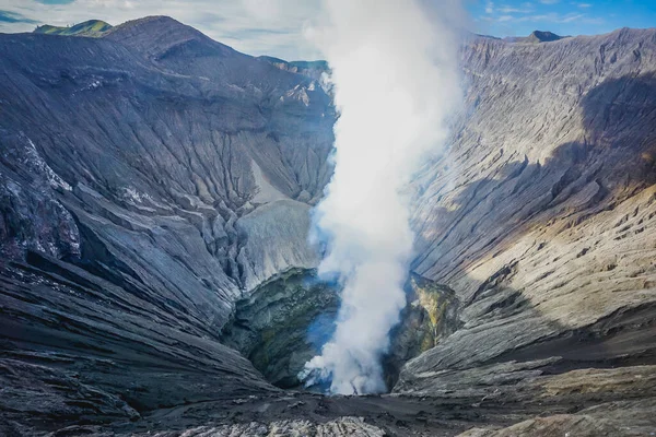 Вулкан Бромо Один Діючих Вулканів Індонезії — стокове фото