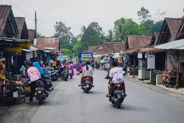 Yogyakarta Indonesia Diciembre 2018 Vida Ordinaria Aldea — Foto de Stock