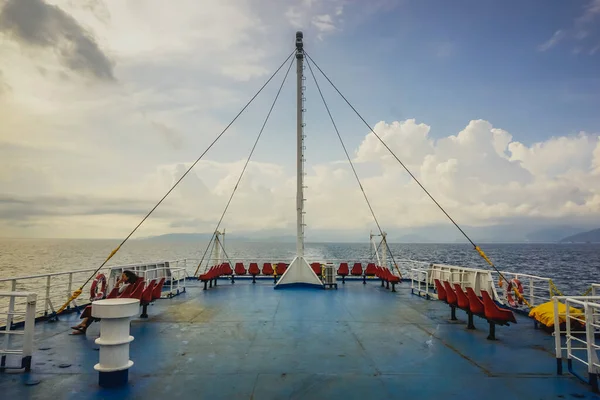 Deck Passenger Ferry Indonesia — Stock Photo, Image