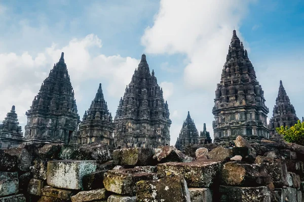 Prambanan Ein Riesiger Komplex Hinduistischer Tempel Indonesien — Stockfoto