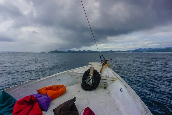 Proa Nave Viaje Las Islas Komodo — Foto de Stock