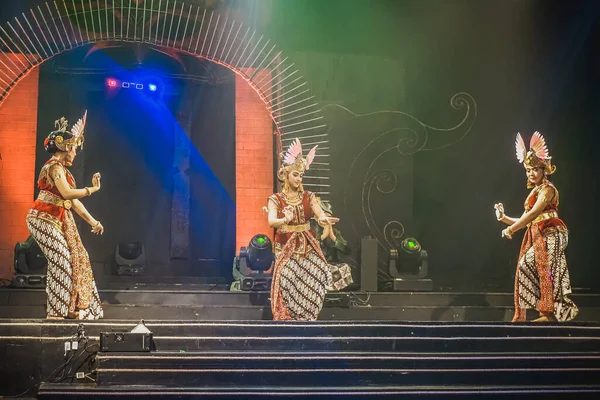 Yogyakarta Indonesia Desember 2018 Tari Tradisional Indonesia Teater Raminten — Stok Foto