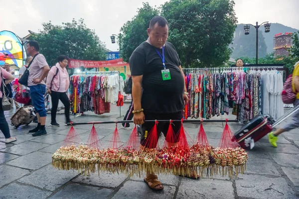 Yangshuo China Mai 2019 Alltag Der Bergstadt Yangshuo — Stockfoto