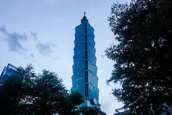 Taipei 101 Torony Itt Tajvan — Stock Fotó