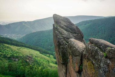 Krasnoyarsk Sütunları Doğa Koruma Alanı Rusya 'daki eşsiz yerlerden biridir.