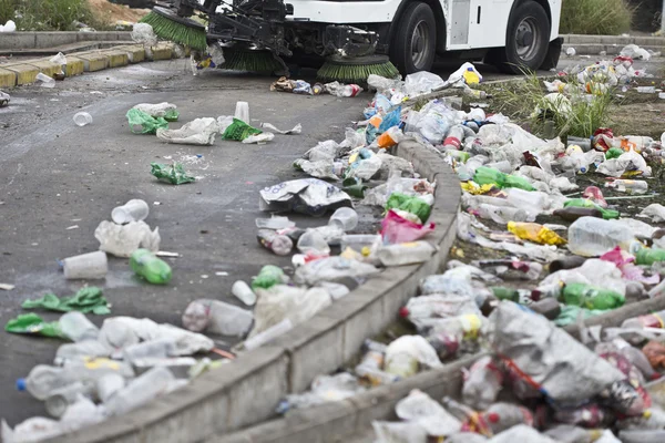 sokak süpürme aracı makine