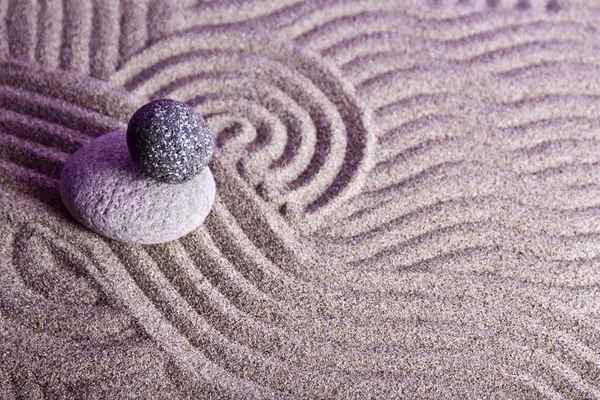 Two stones in the sand — Stock Photo, Image