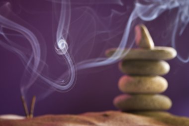 taşlar ve buhur kum Kulesi