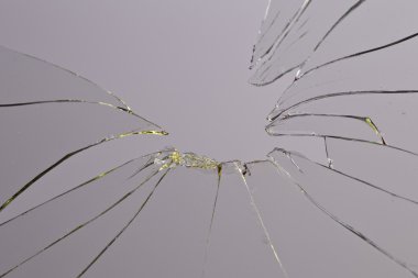 kırık cam gri arka plan