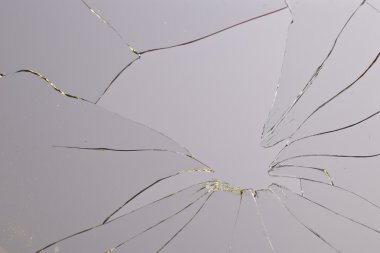 kırık cam gri arka plan