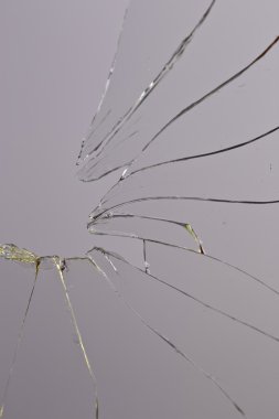 kırık cam gri arka plan