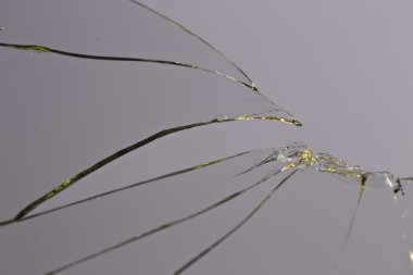 kırık cam gri arka plan